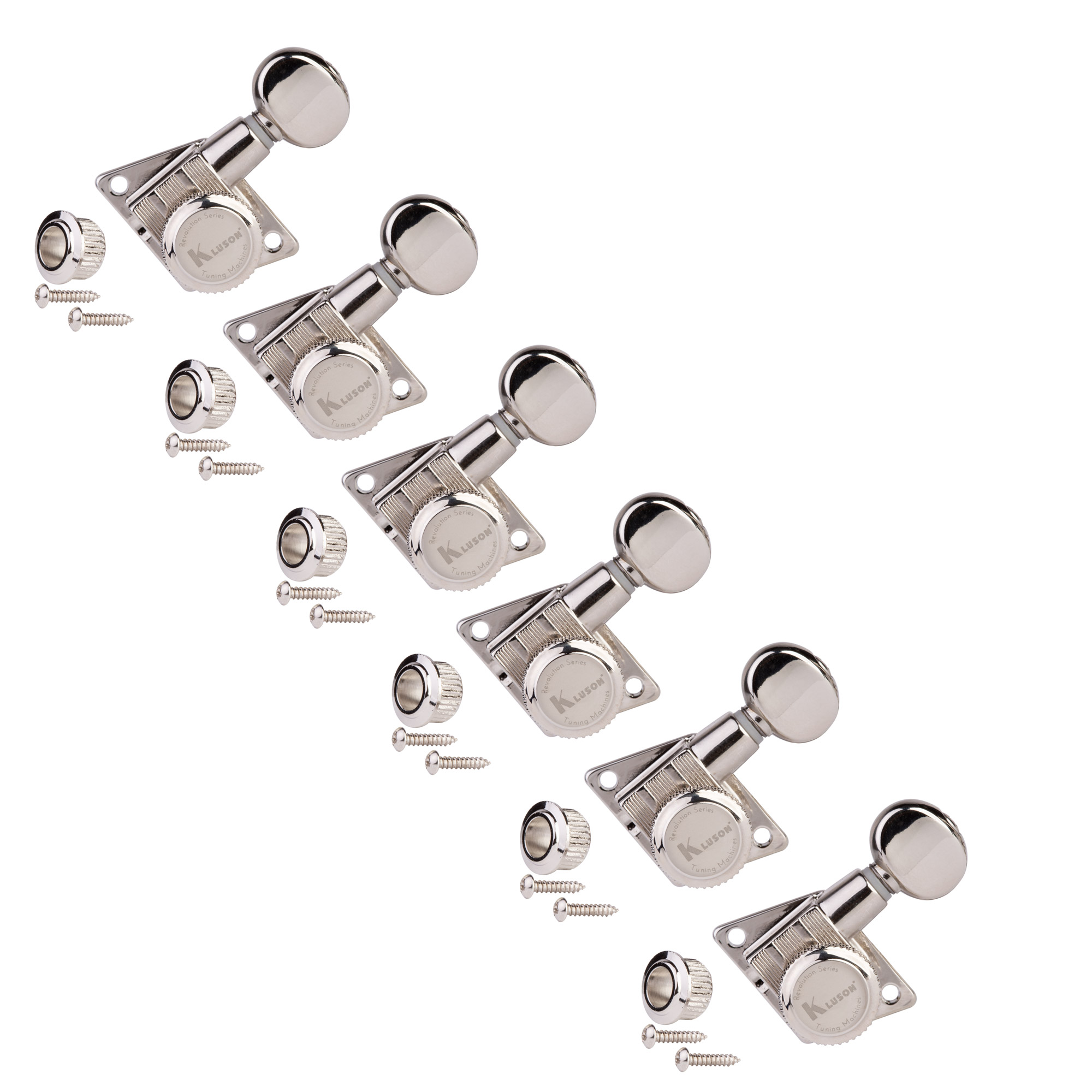 „Kluson 6-In-Line Locking Revolution Series F-Mount“-Stimmmechaniken