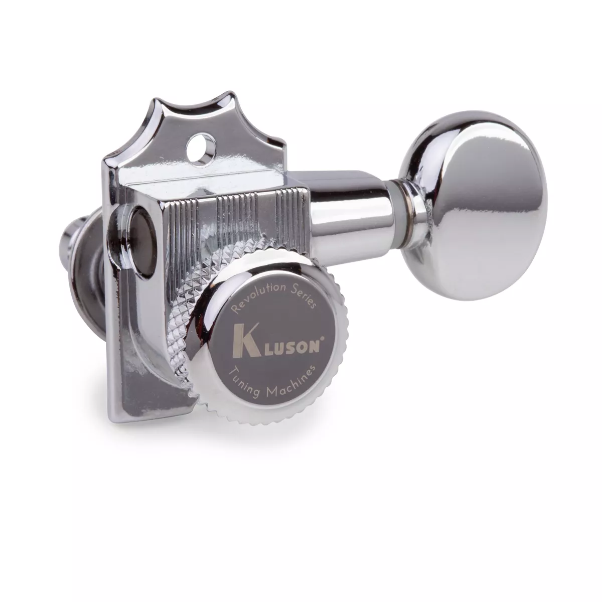 „Kluson 6-In-Line Locking Revolution Series H-Mount“-Stimmmechaniken „Kluson 6-In-Line Locking Revolution Series H-Mount“-Stimmmechaniken