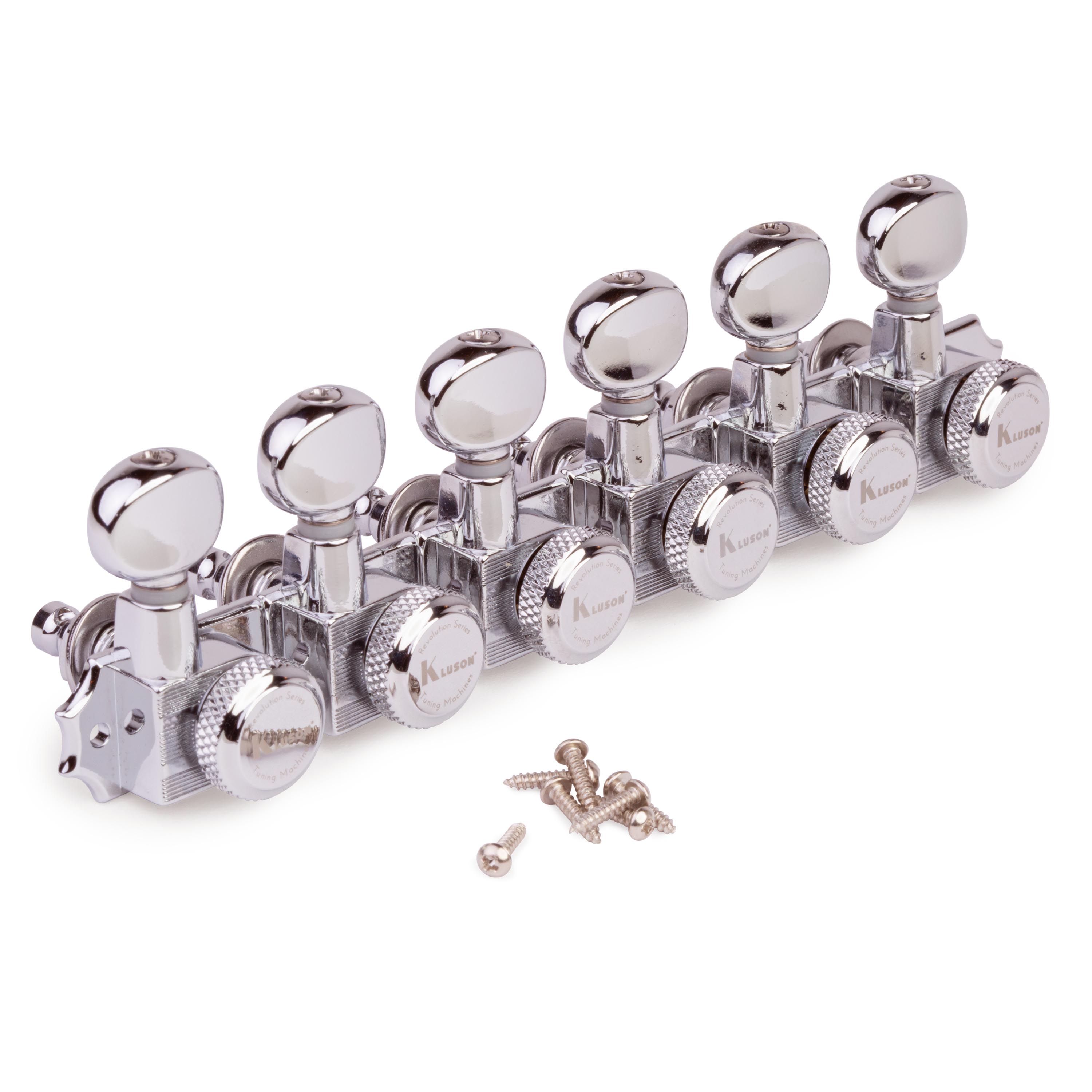 „Kluson 6-In-Line Locking Revolution Series H-Mount“-Stimmmechaniken