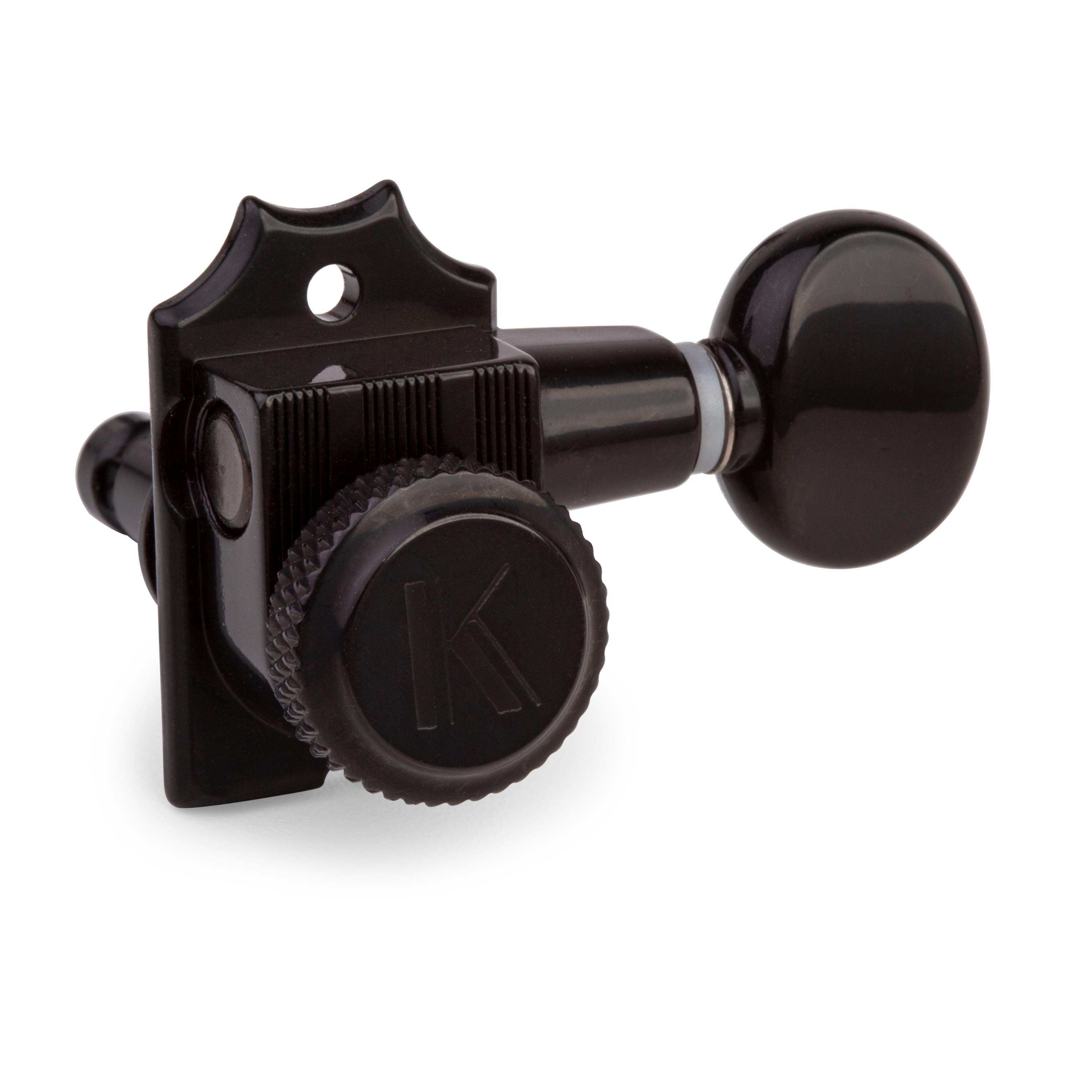 Kluson 6-In-Line Locking Revolution Serie H-montierte, nicht kragenförmige Tuner