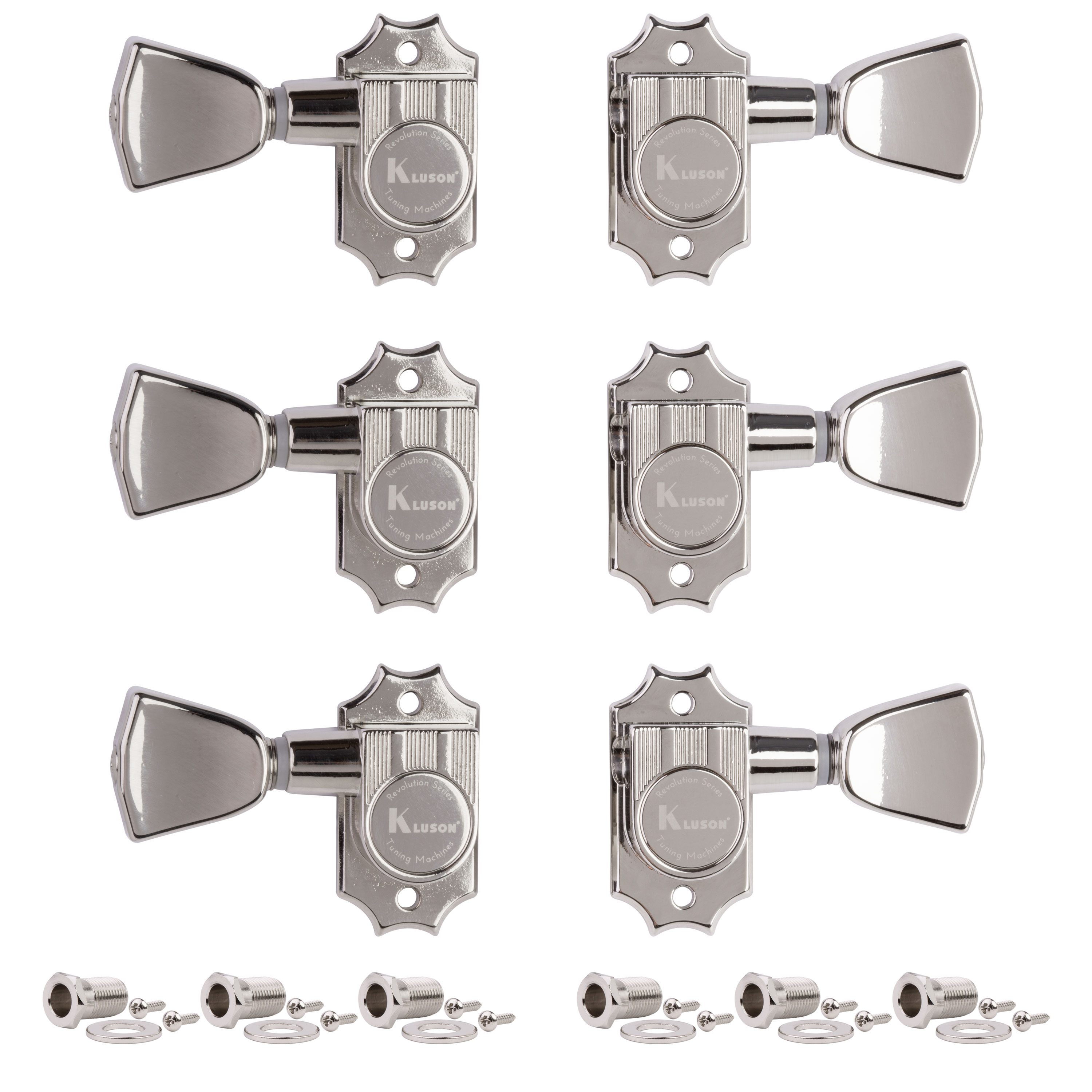 „Kluson 3+3 Revolution Series G-Mount“-Stimmmechaniken