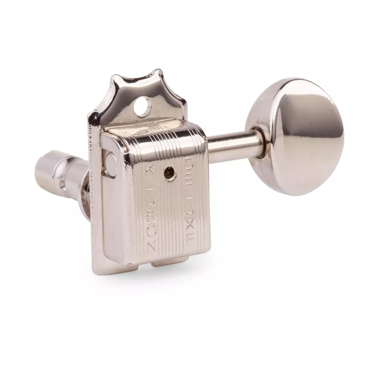 „Kluson 6-In-Line Locking Deluxe Series“-Stimmmechaniken „Kluson 6-In-Line Locking Deluxe Series“-Stimmmechaniken
