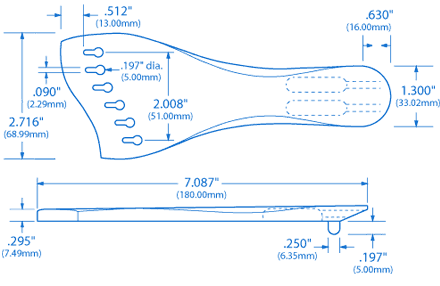 Benedetto Tailpiece mit Archtop