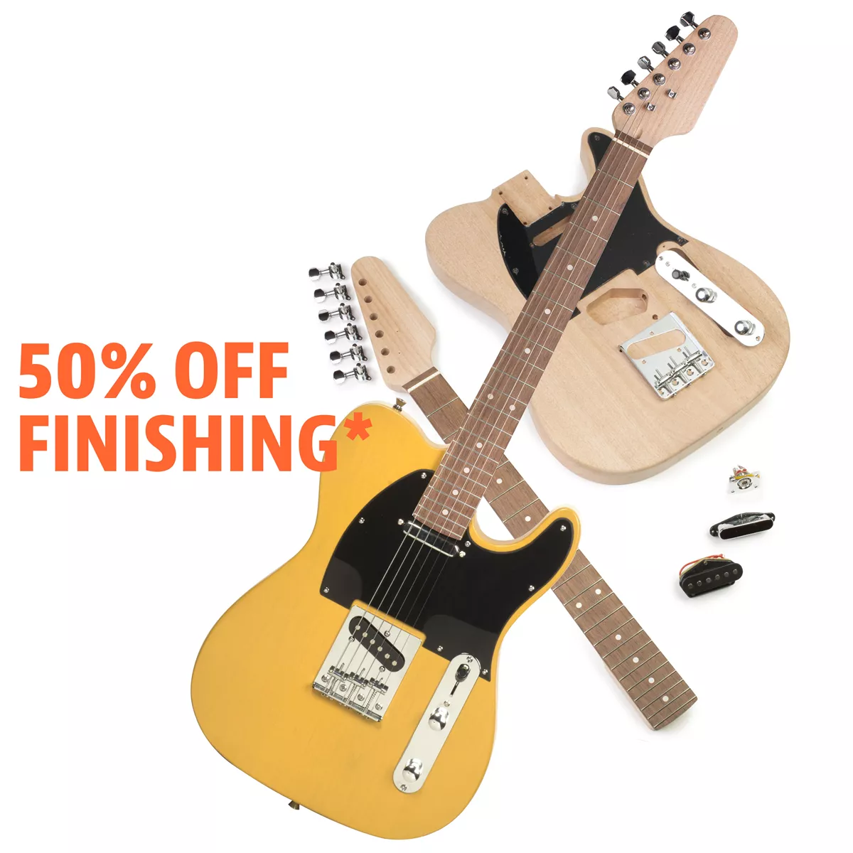 T-Style-E-Gitarren-Bausatz T-Style-E-Gitarren-Bausatz