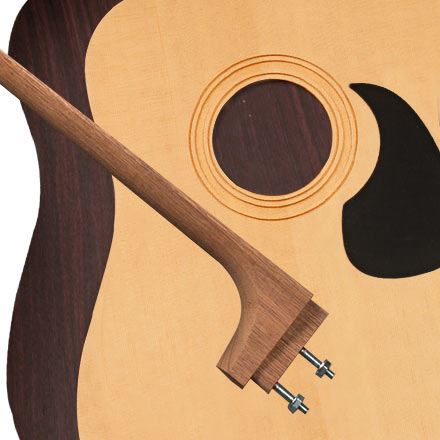 StewMac Dreadnought Acoustic Guitar Kit, Bolt-on Neck, Torrefied Top, Indian Rosewood Back &amp; Sides