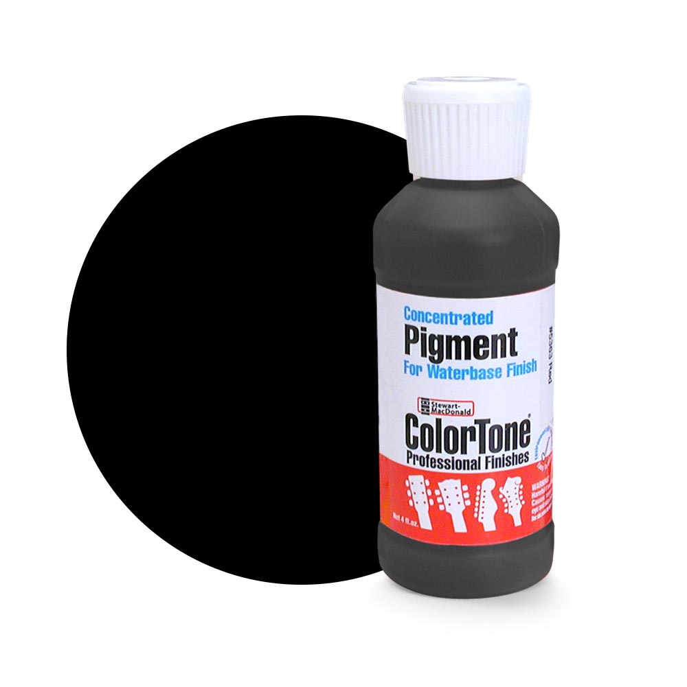 ColorTone Flüssigpigment für Lack auf Wasserbasis, Schwarz