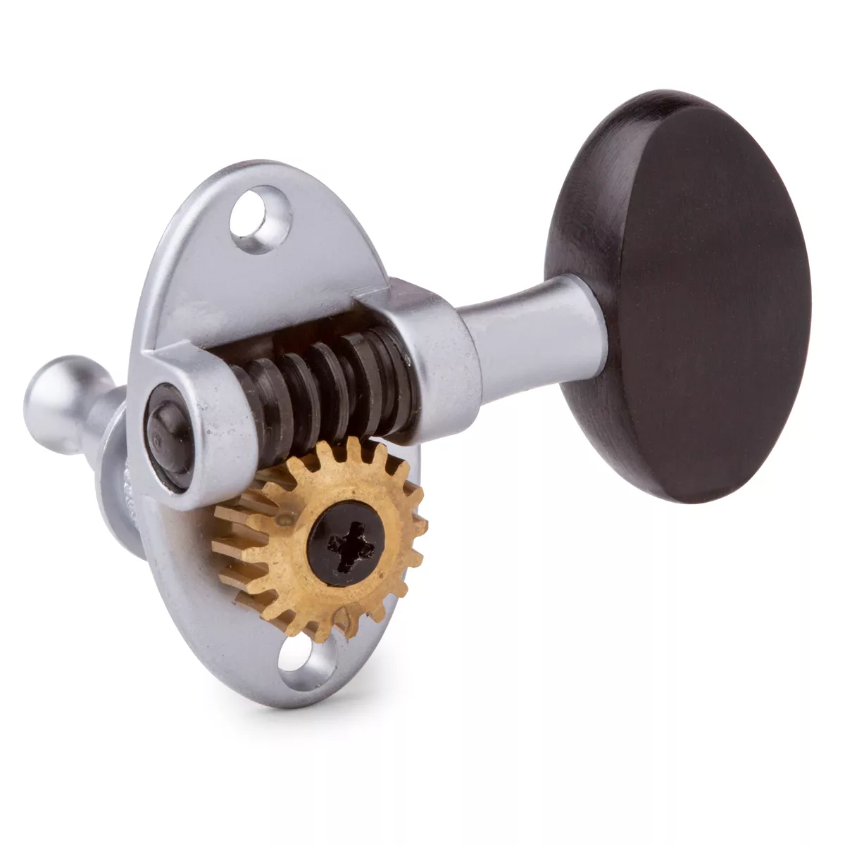 Schertler-3+3-Stimmmechaniken für massive Kopfplatten – Ebenholz-Flügel Schertler-3+3-Stimmmechaniken für massive Kopfplatten – Ebenholz-Flügel