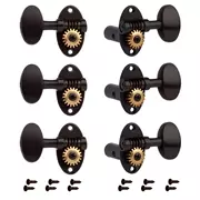 Schertler Classical Guitar Tuning Keys, Mattschwarz mit Ebenholz