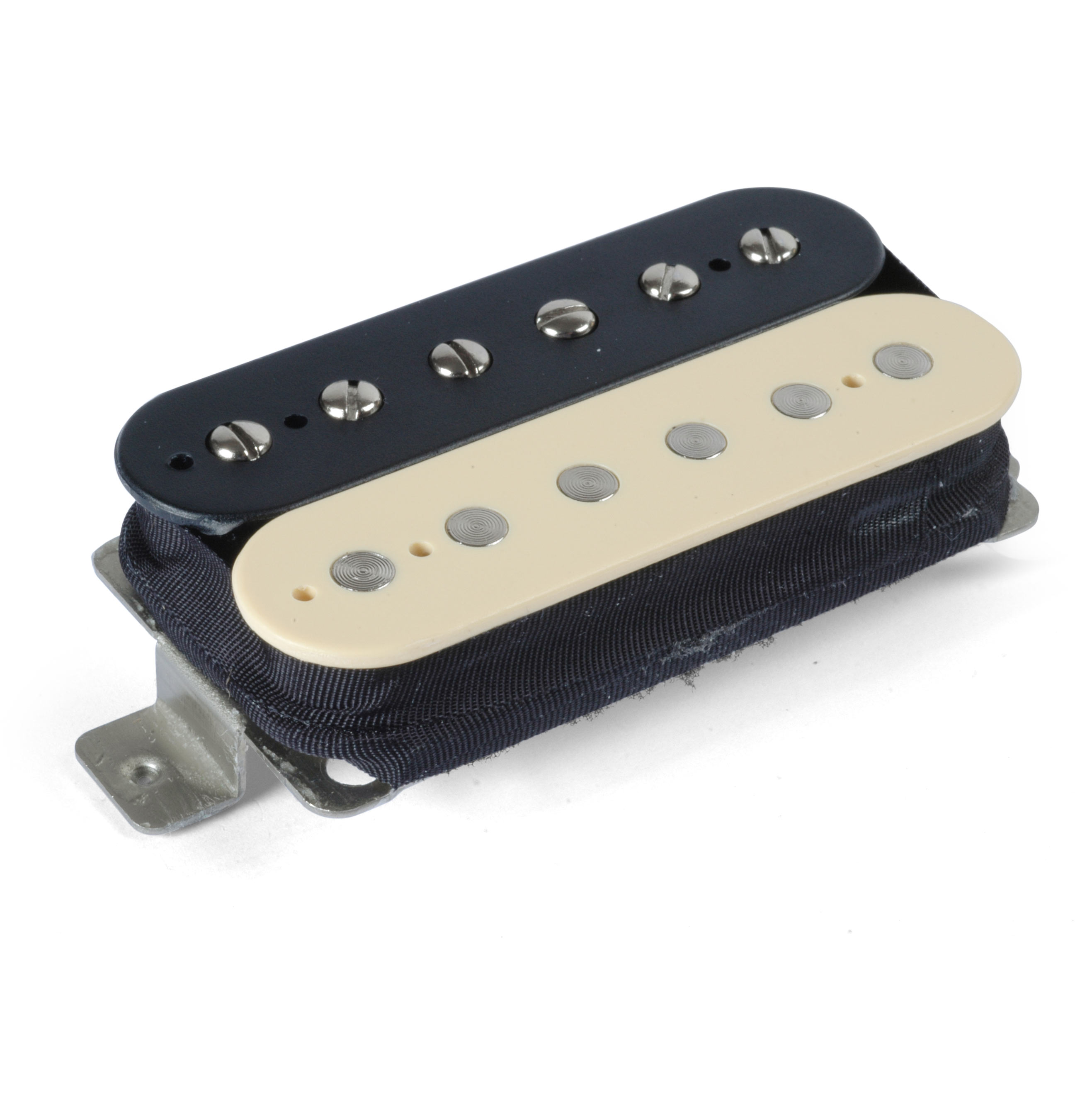 StewMac Overwound Humbucker Pickups, Neck Position, Zebra Exposed Coils