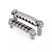 TonePros LPM04 Tune-o-matic Steg- und Tailpiece-Set, Nickel, gekerbt