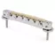 TonePros AVR2G ABR-1 Tune-o-matic Bridge mit G Formula Saddles, Nickel, gekerbt TonePros AVR2G ABR-1 Tune-o-matic Bridge mit G Formula Saddles, Nickel, gekerbt