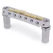 TonePros TPFG Tune-o-matic Steg mit G Formula Saddles, Chrom