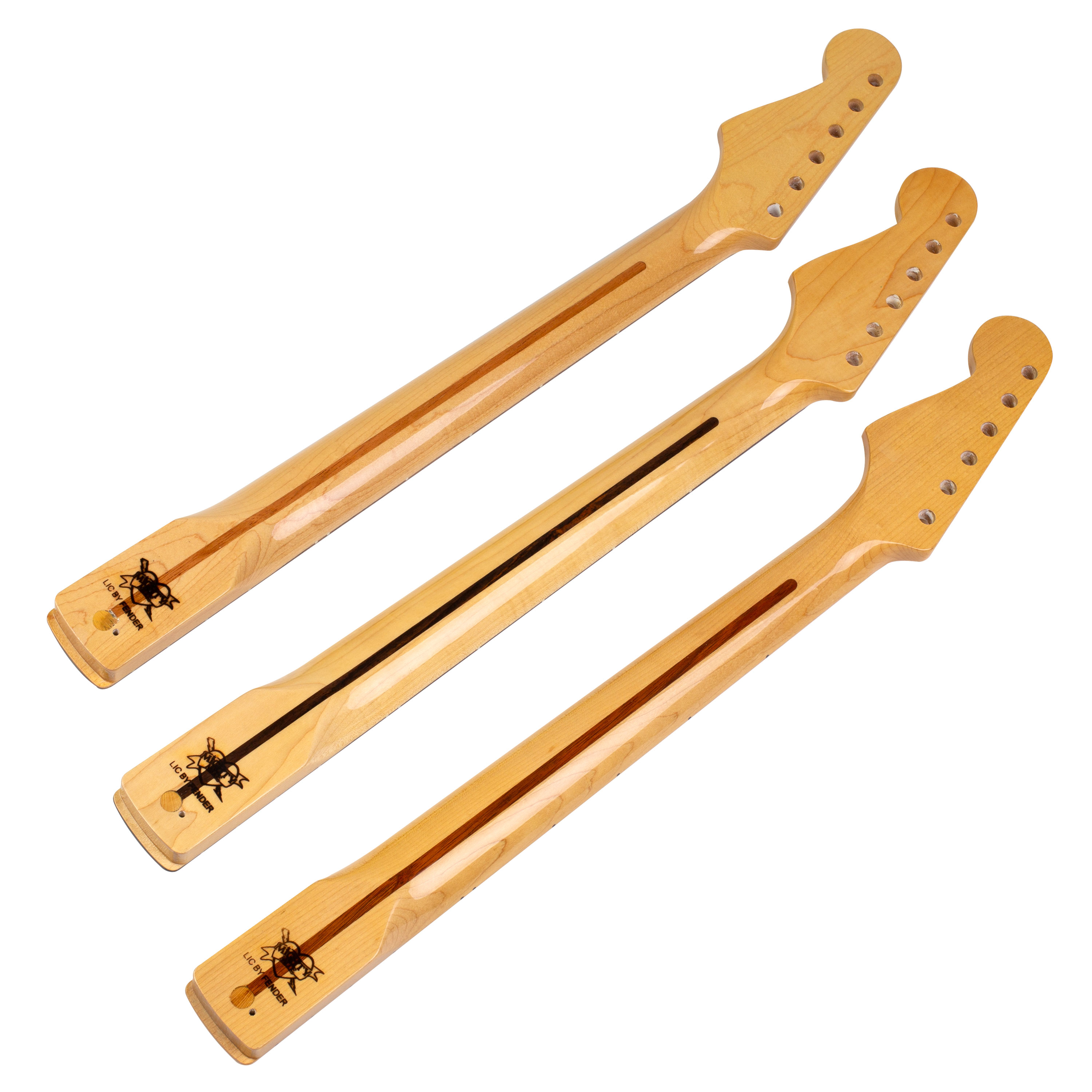 Mighty Milbe Vintage bernsteinfarbener Hals für Strat