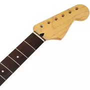 Mighty Mite Vintage Amber Hals for Strat, mit indischem Palisander, 10,5 mm Pegholes