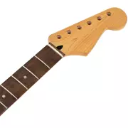 Mighty Mile Vintage Amber Hals for Strat, mit indischem Laurel, 10,5 mm Pegholes