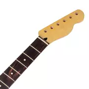 Mighty Milbe Vintage bernsteinfarbener Hals für Tele, mit indischem Palisander, 10,5 mm Pegholes