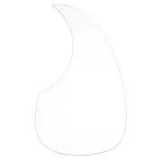 Akustikgitarre-Schlagbrett, klar