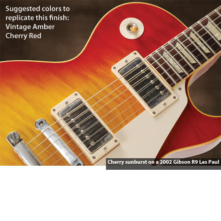 ColorTone-Sprühlack für Gitarren, Cherry Red
