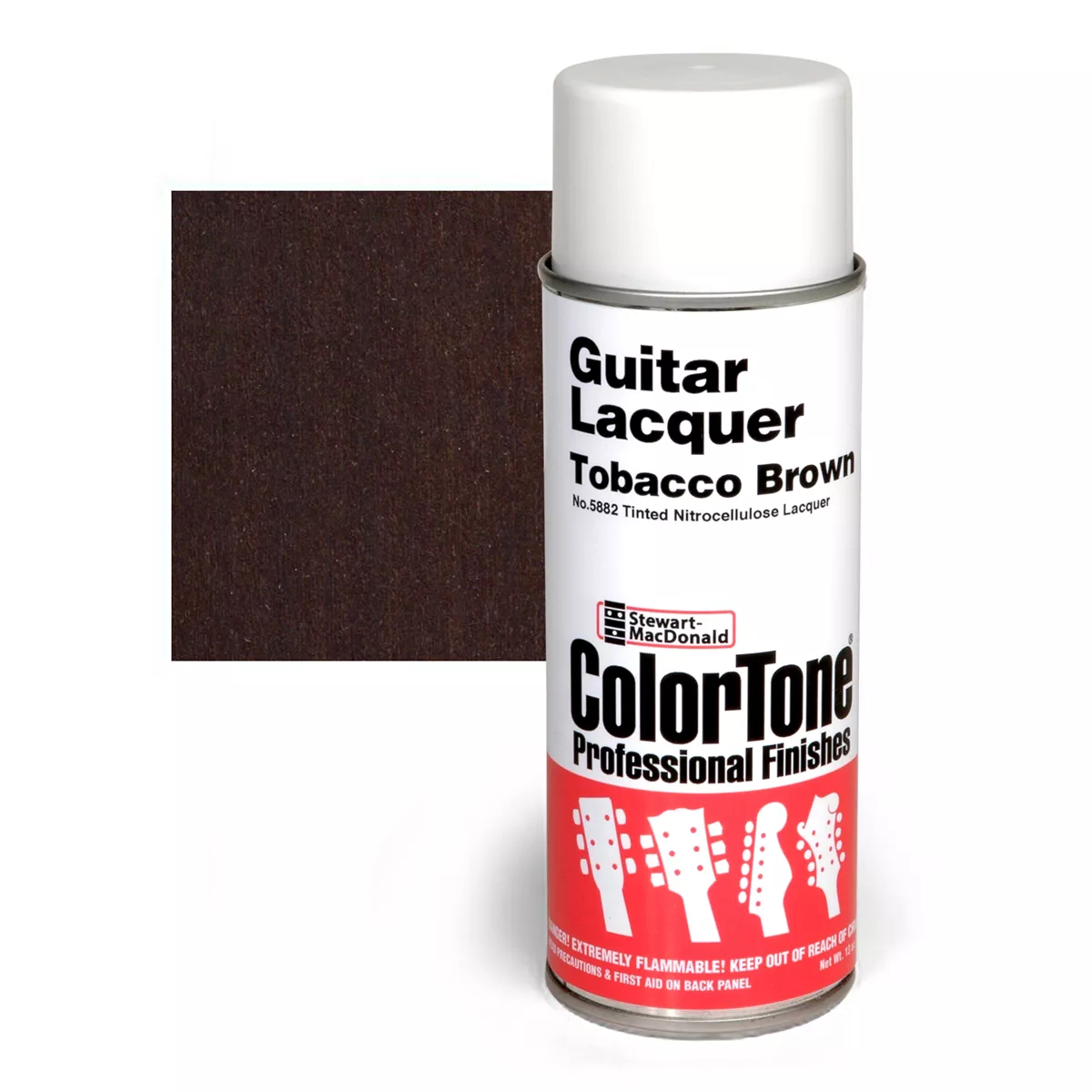 ColorTone-Sprühlack für Gitarren, Tobacco Brown ColorTone-Sprühlack für Gitarren, Tobacco Brown