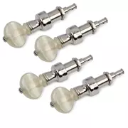 Five-StarBanjo-Tuning-Stifte, Vintage-Perlenknopf auf Nickel, 4er-Set
