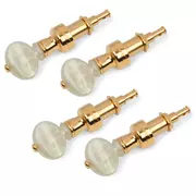 Five-Star-Banjo-Tuning-Stifte, Vintage-Perlenstick auf Gold, 4er-Set
