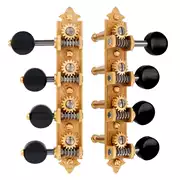 Waverly F-Style-Mandoline mit knöchernen Knöpfen, Satin Gold