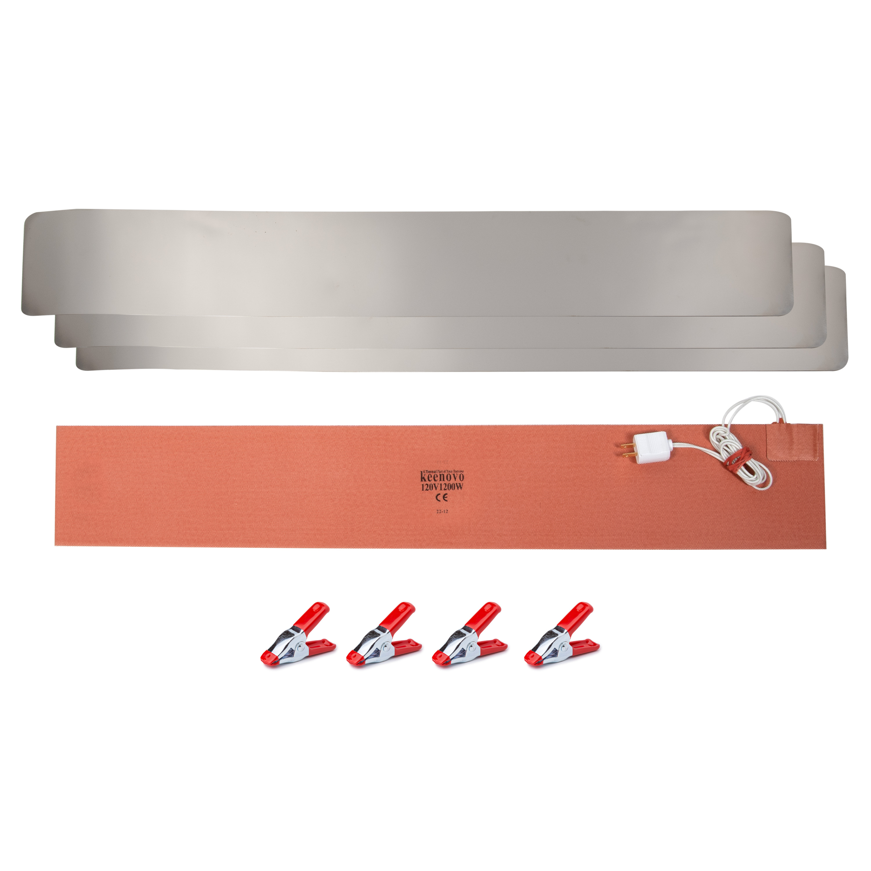 Heizdecke + Riemensatz für seitliche Biegung