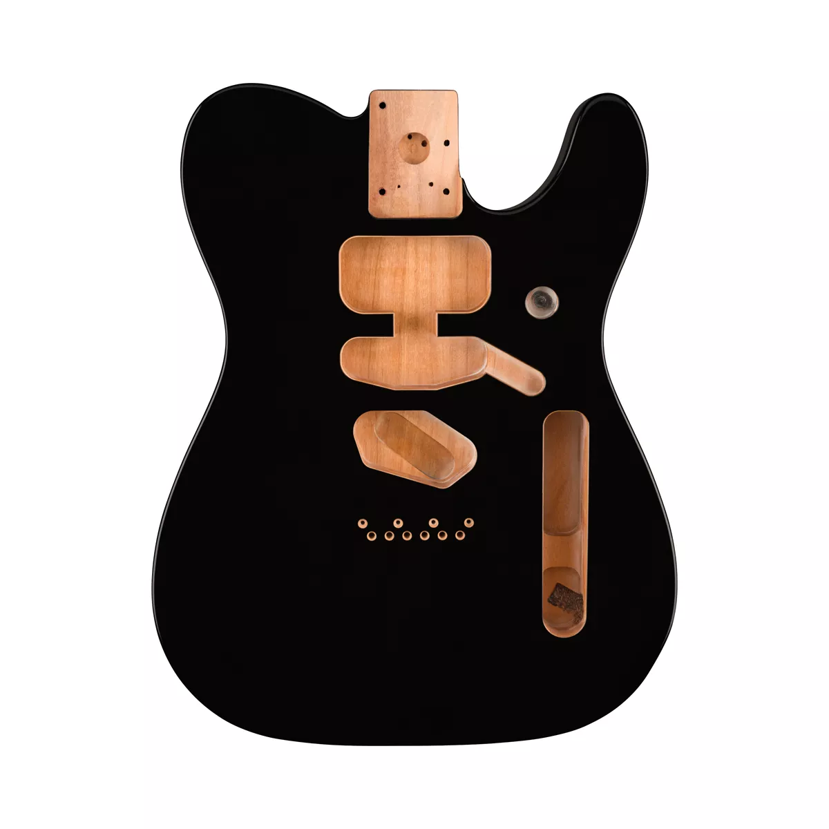 Deluxe-Fender-Telecaster, schwarz Deluxe-Fender-Telecaster, schwarz