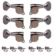 Gotoh Mini 510 3+3 Tuner mit Metallknöpfen, Cosmo schwarz