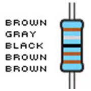 Widerstände, 1,8-K-ohm, 1% Toleranz