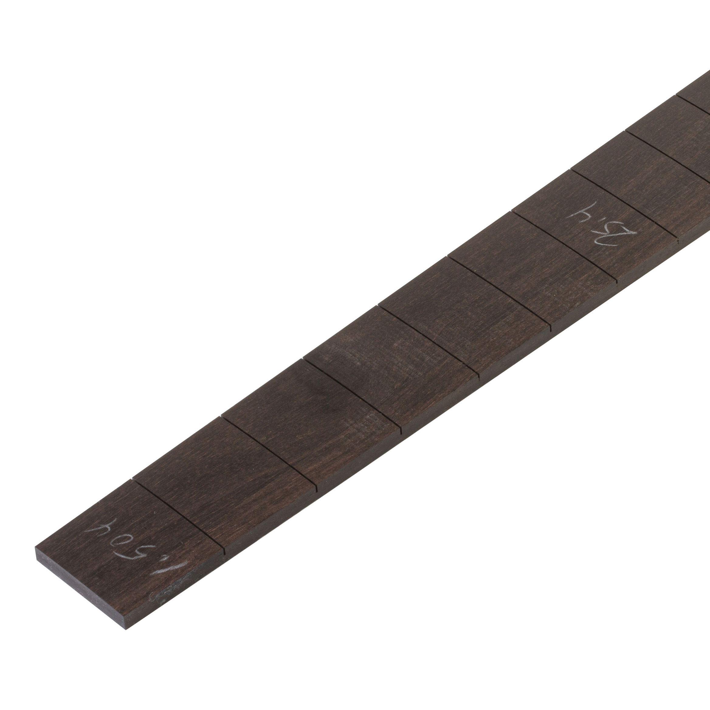 Ebony Custom Shop Griffbrett, 25,4", 1-1/2" N, 1-61/64" S
