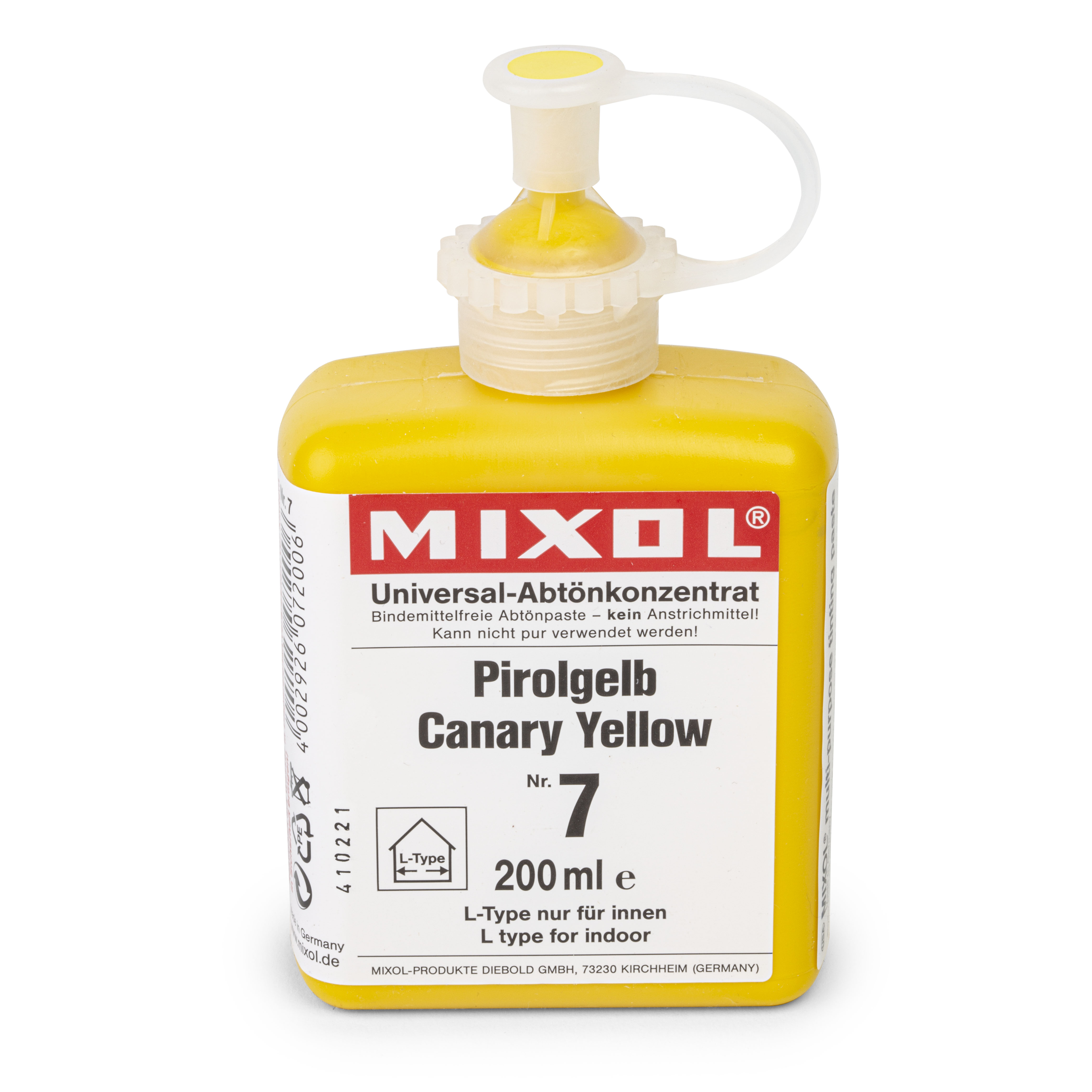 Mixol Universal Tints, große Flasche, gelb
