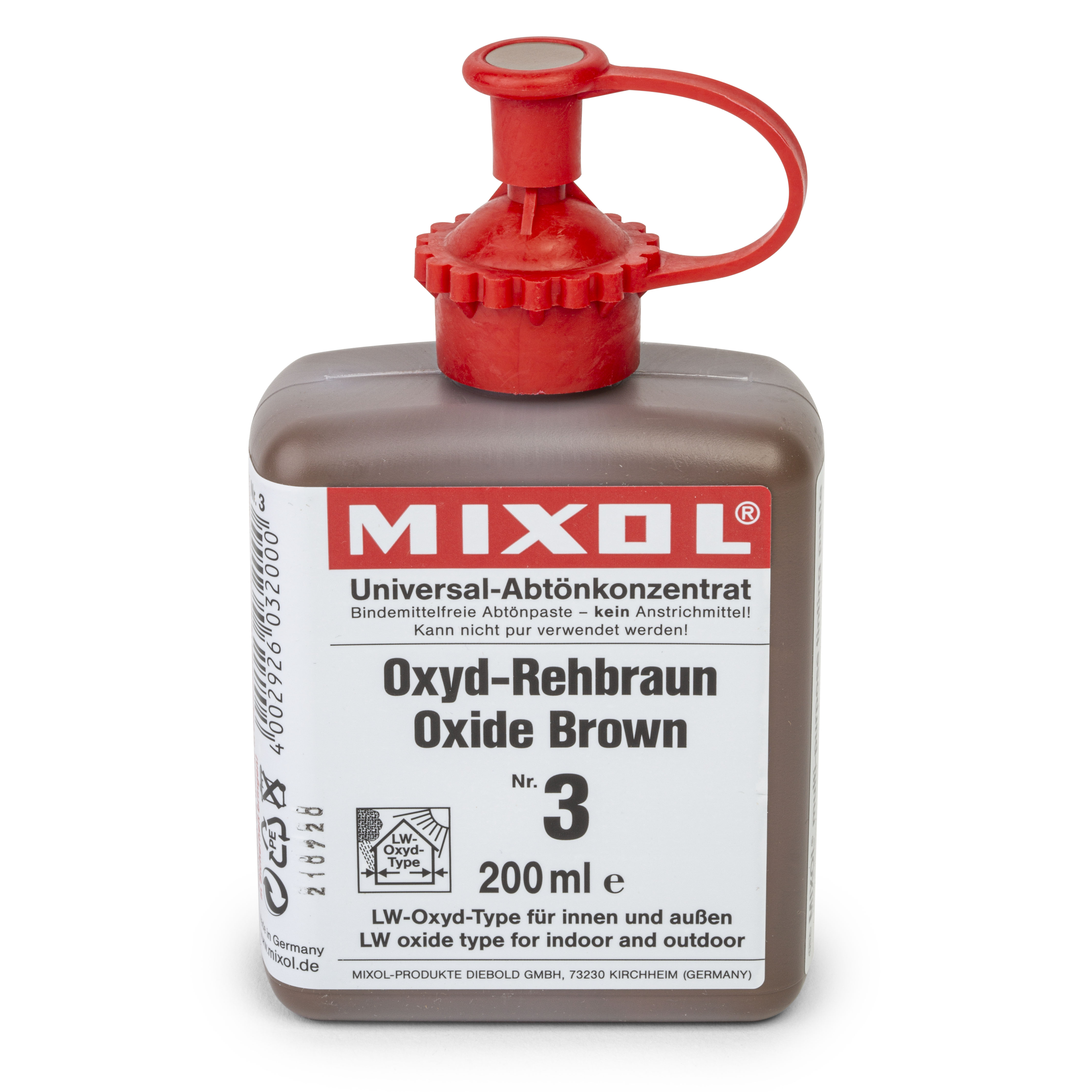 Mixol Universal Tints, große Flasche, braun