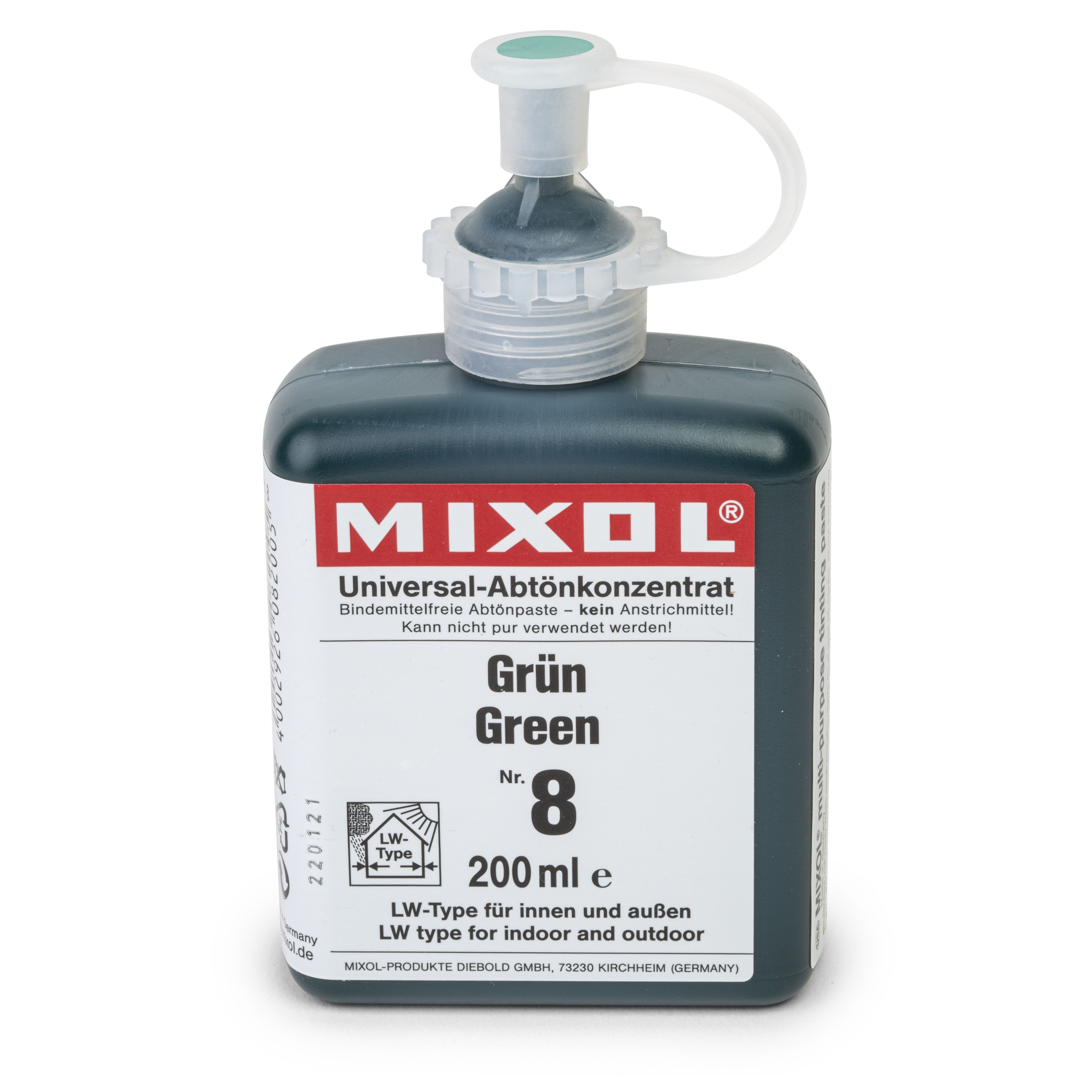 Mixol Universal Tints, große Flasche, grün