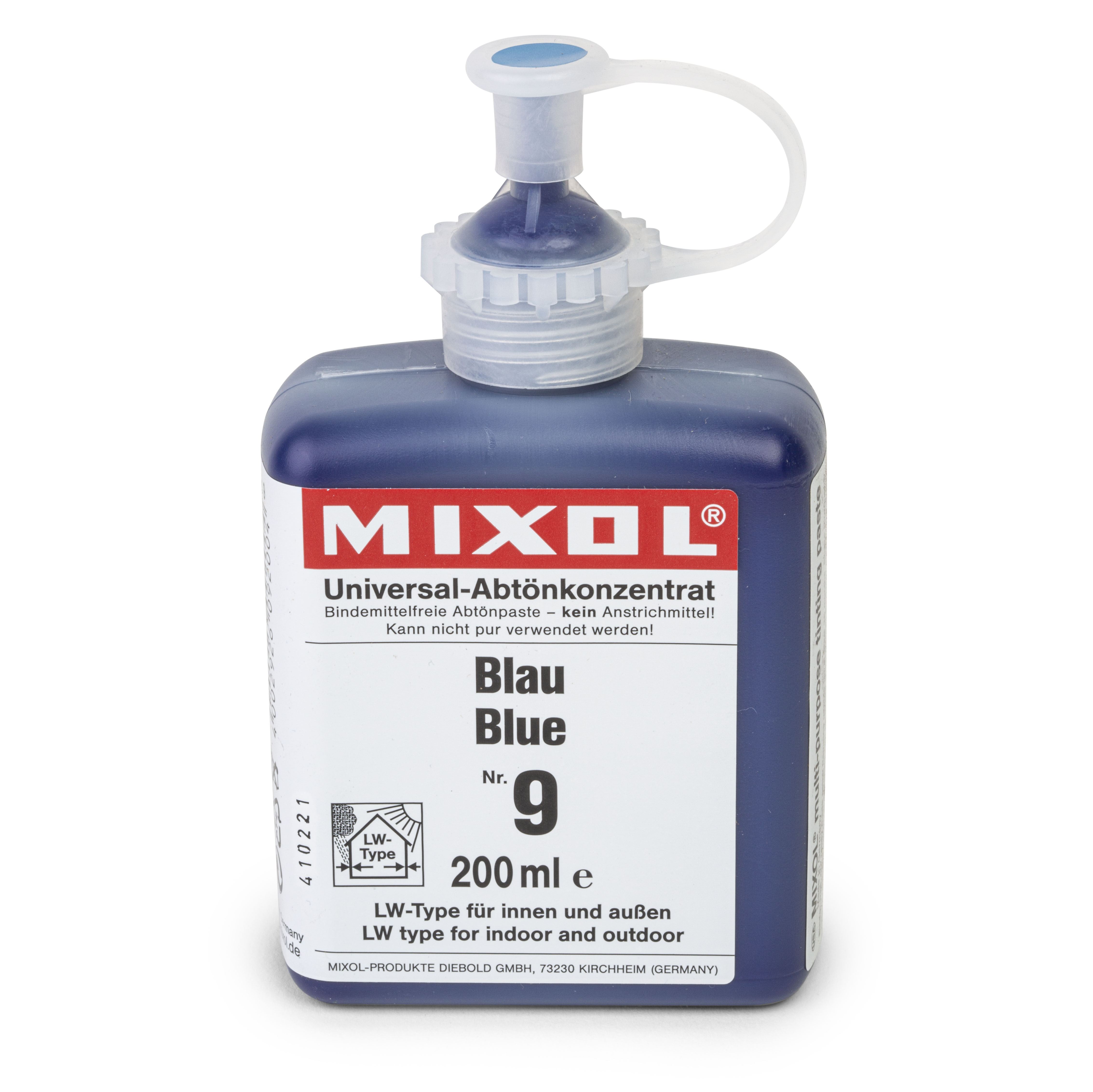 Mixol Universal Tints, große Flasche, blau