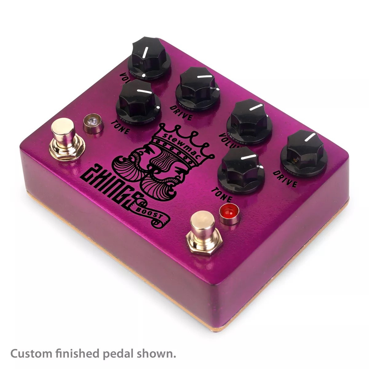 StewMac Boost DIY Pedal-Set mit zwei Königen StewMac Boost DIY Pedal-Set mit zwei Königen