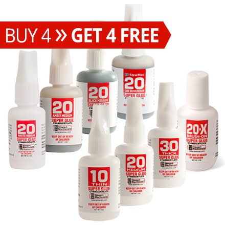 StewMac Super Glue GIVEAWAY – 4 kaufen, 4 KOSTENLOS sichern StewMac Super Glue GIVEAWAY – 4 kaufen, 4 KOSTENLOS sichern