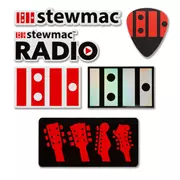 StewMac-Sticker-Bündel, 6er-Set