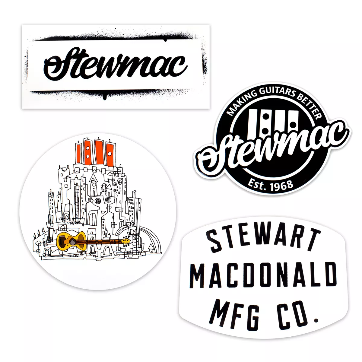 StewMac Aufkleber-Set Nr. 2 StewMac Aufkleber-Set Nr. 2