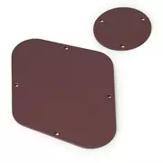 GuitarSlinger Set mit alternder Rückenplatte für Gibson® Les Paul®, alterndes Braun
