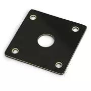 GuitarSlinger Aged Buchse Plate für Gibson® Les Paul®, Aged Black / White / Black