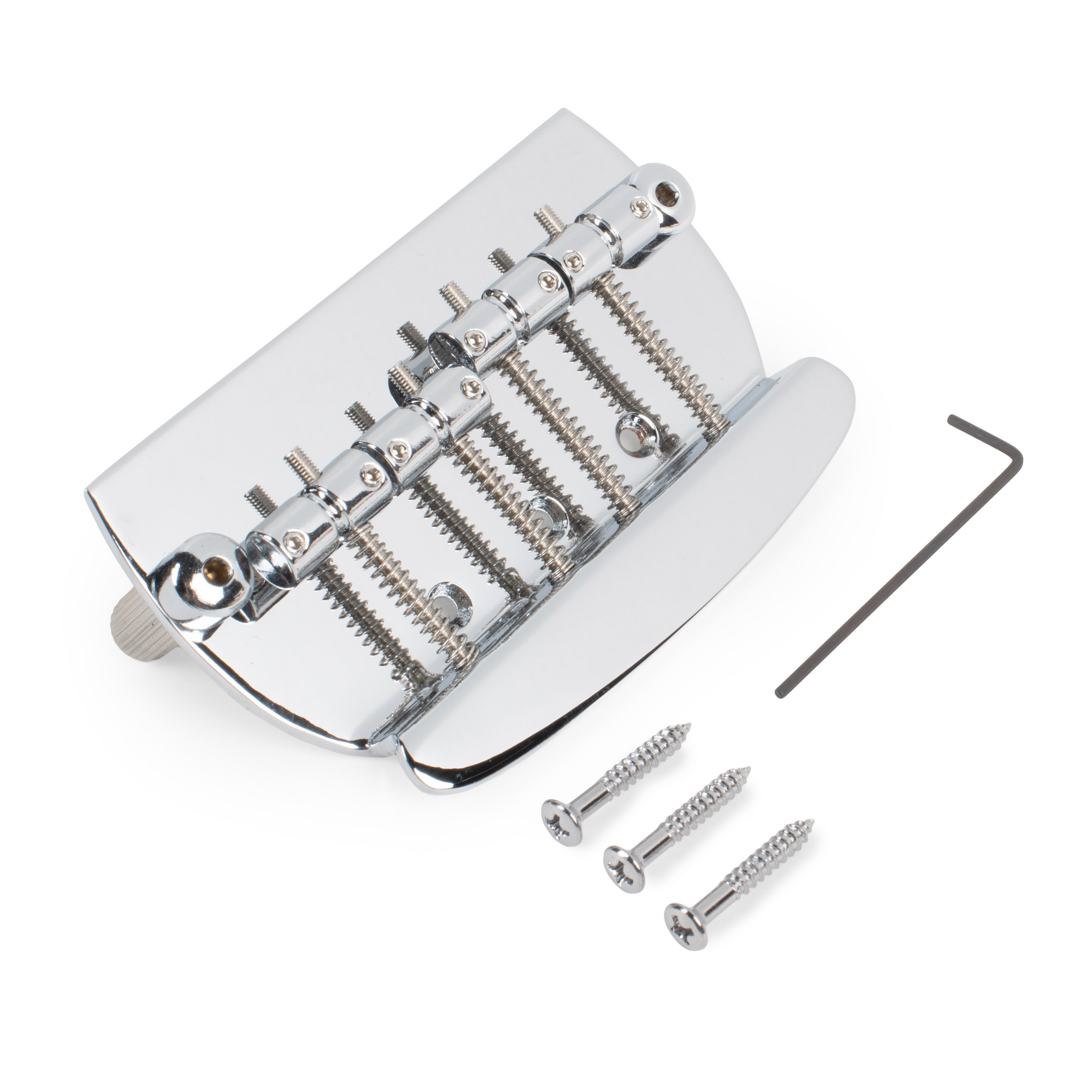 Music Man-style Bass Bridge, Chrome