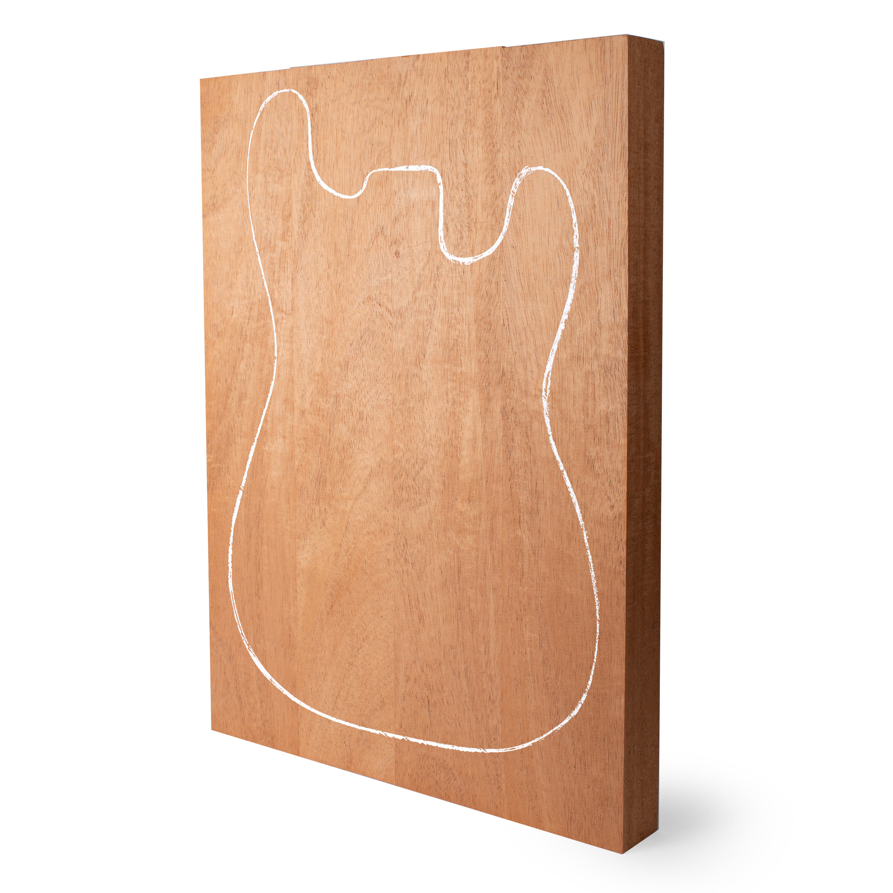 Afrikanischer Mahagoni-Korpusrohling, 4-Piece