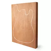 Afrikanischer Mahagoni-Korpusrohling, 4-Piece