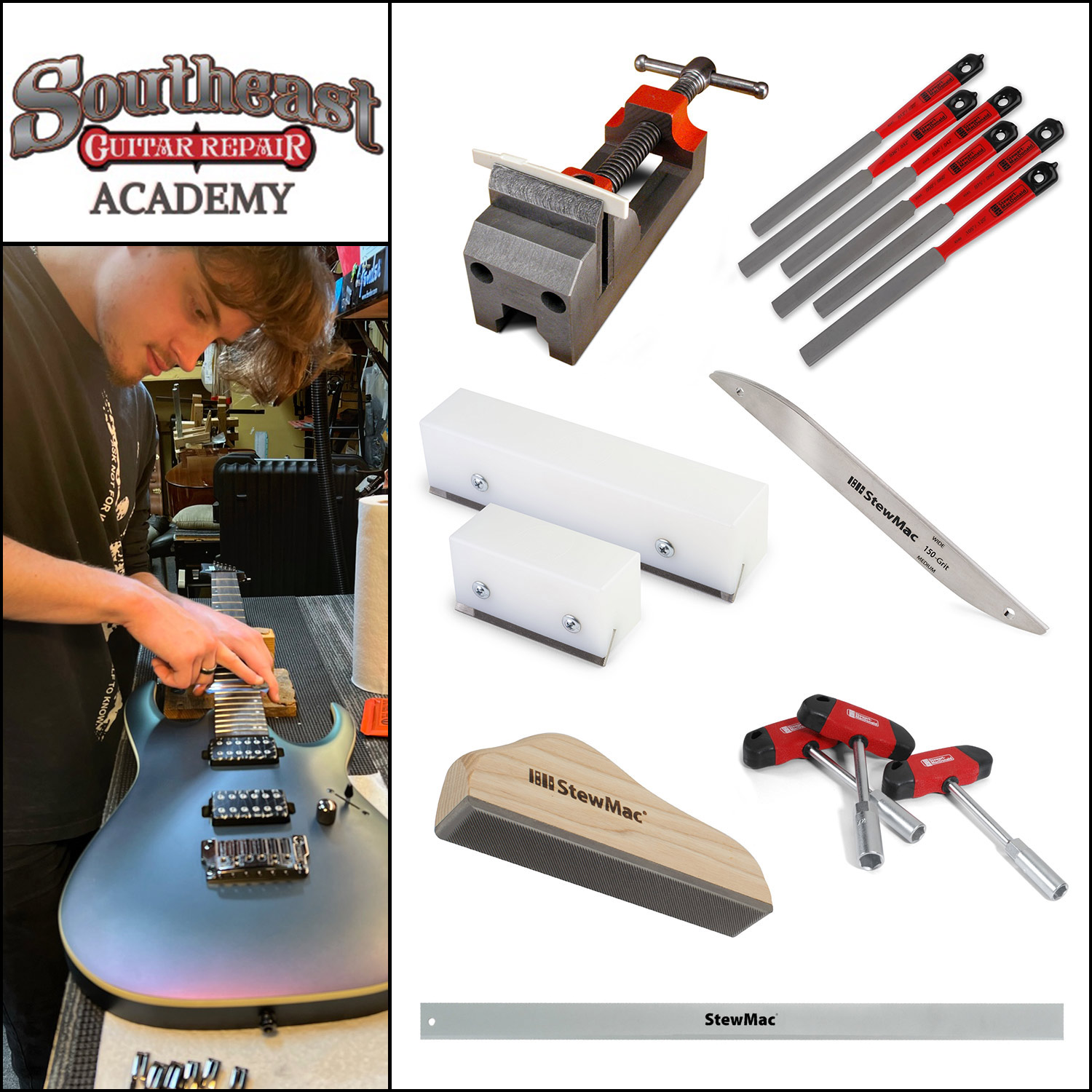 Werkzeugliste für die Southeast Guitar Repair Academy Werkzeugliste für die Southeast Guitar Repair Academy