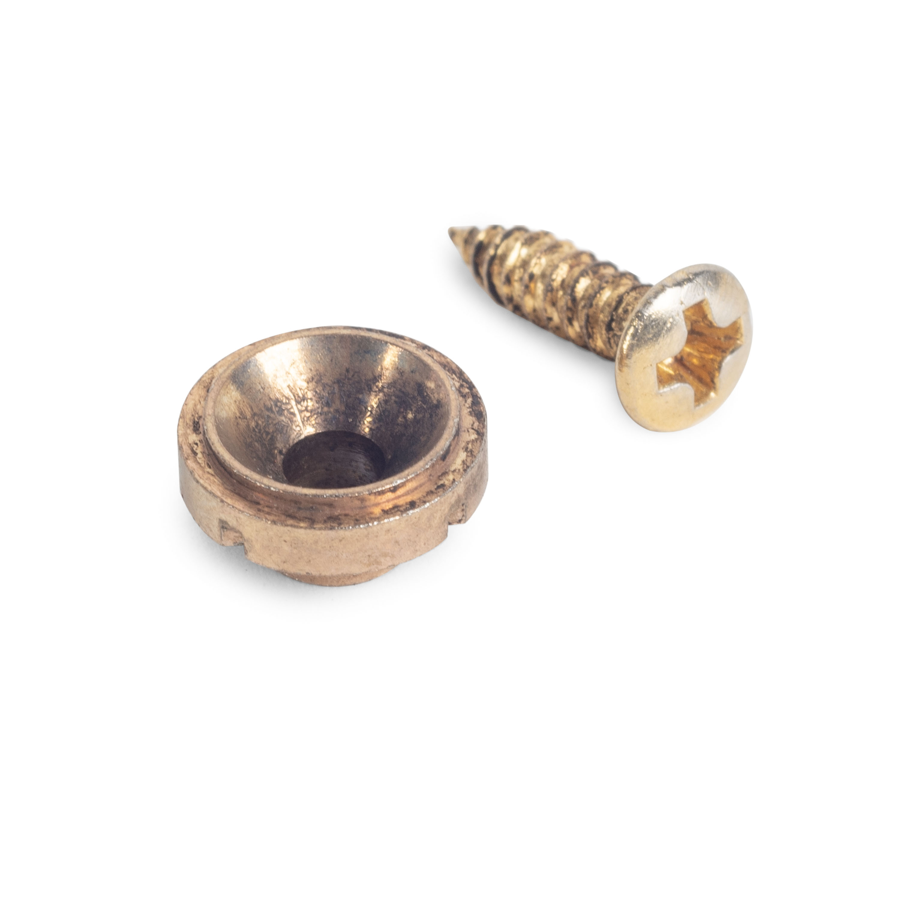 „GuitarSlinger Cryocated Aged“-Saitenniederhalter für 50ern-Stratocaster „GuitarSlinger Cryocated Aged“-Saitenniederhalter für 50ern-Stratocaster