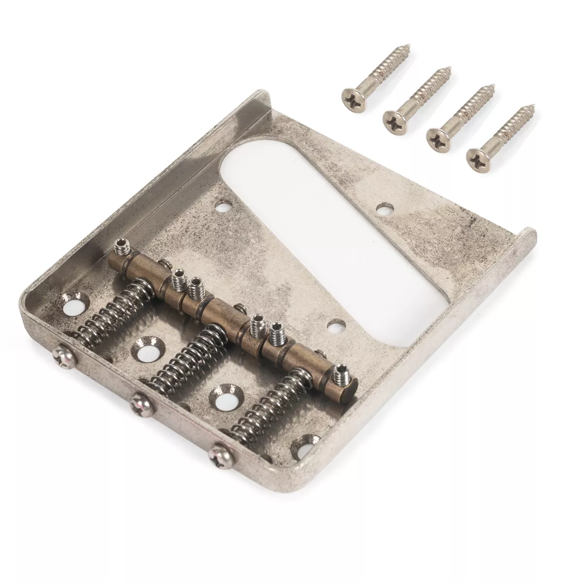 „GuitarSlinger Cryocated Aged“-Steg für Telecaster „GuitarSlinger Cryocated Aged“-Steg für Telecaster