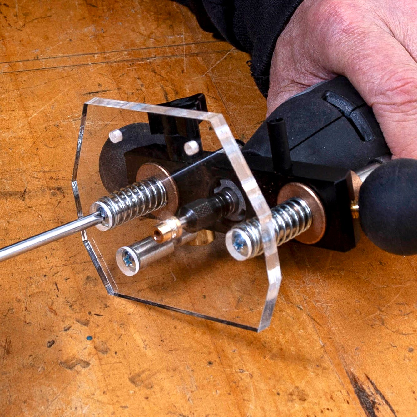 StewMac Griffbrett Griffbretteinlage Jig