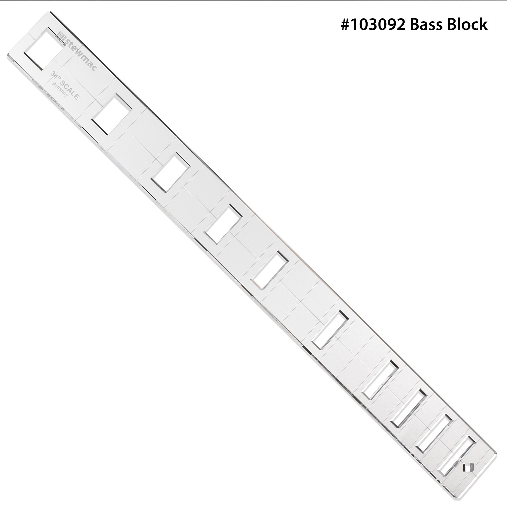 Vorlage für StewMac Griffbrett-Griffbretteinlage