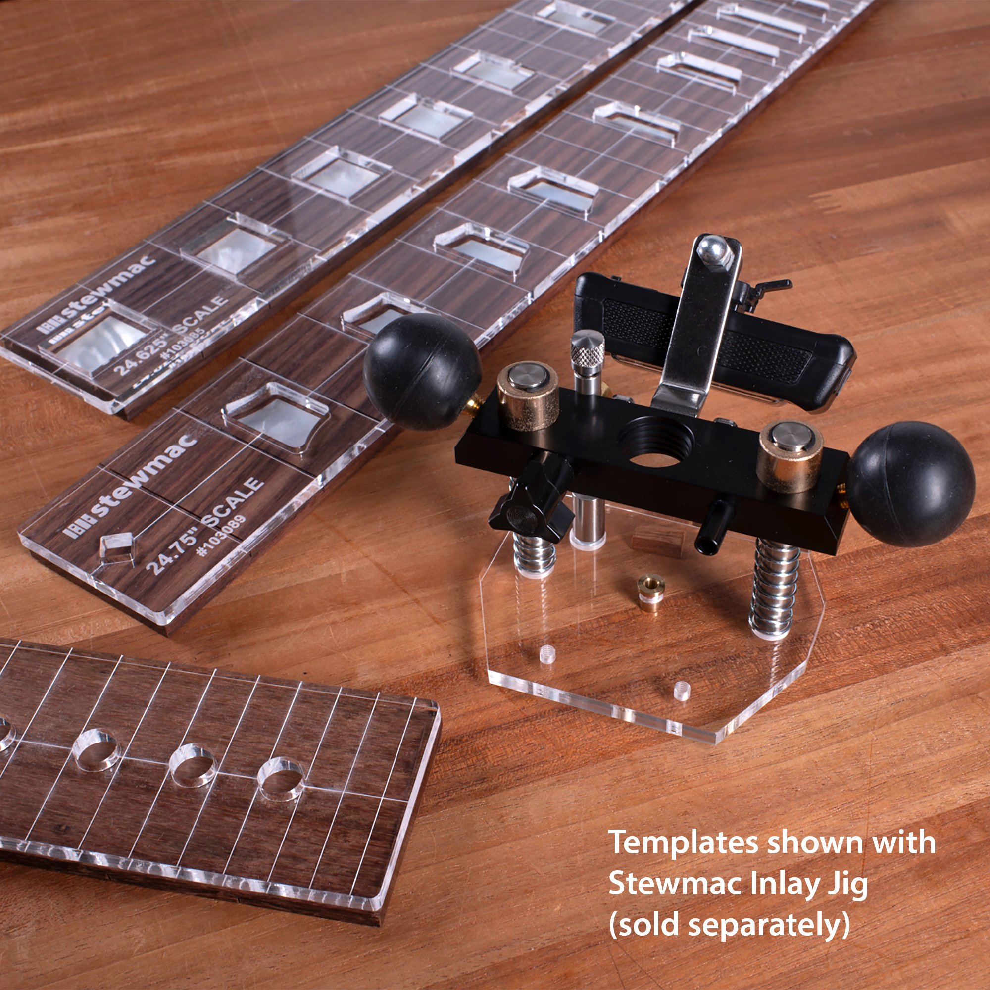 Vorlage für StewMac Griffbrett-Griffbretteinlage